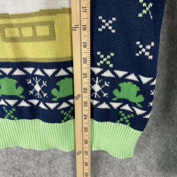 Star Wars The Mandalorian Grogu Holiday Sweater Mens Medium Ugly Christmas Yoda - Picture 8 of 13